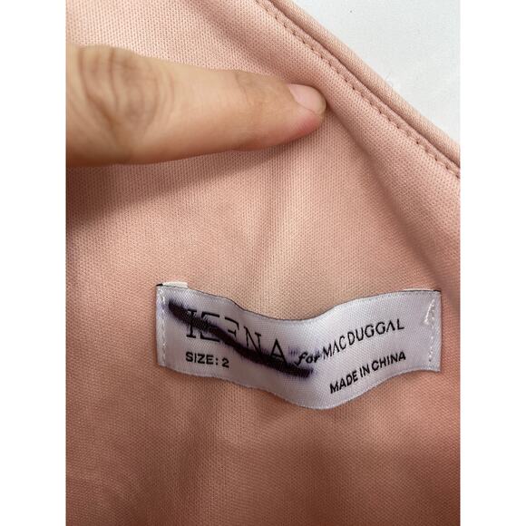 Mac Duggal Copper Sequin One-Shoulder Cocktail Dress Size 2 - Picture 7 of 7